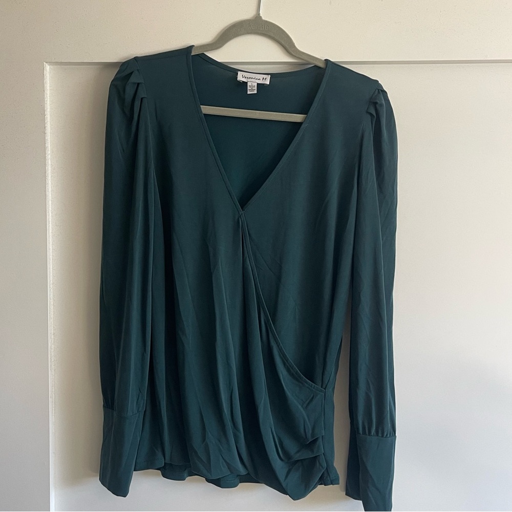 Veronica M Deep Teal Blouse